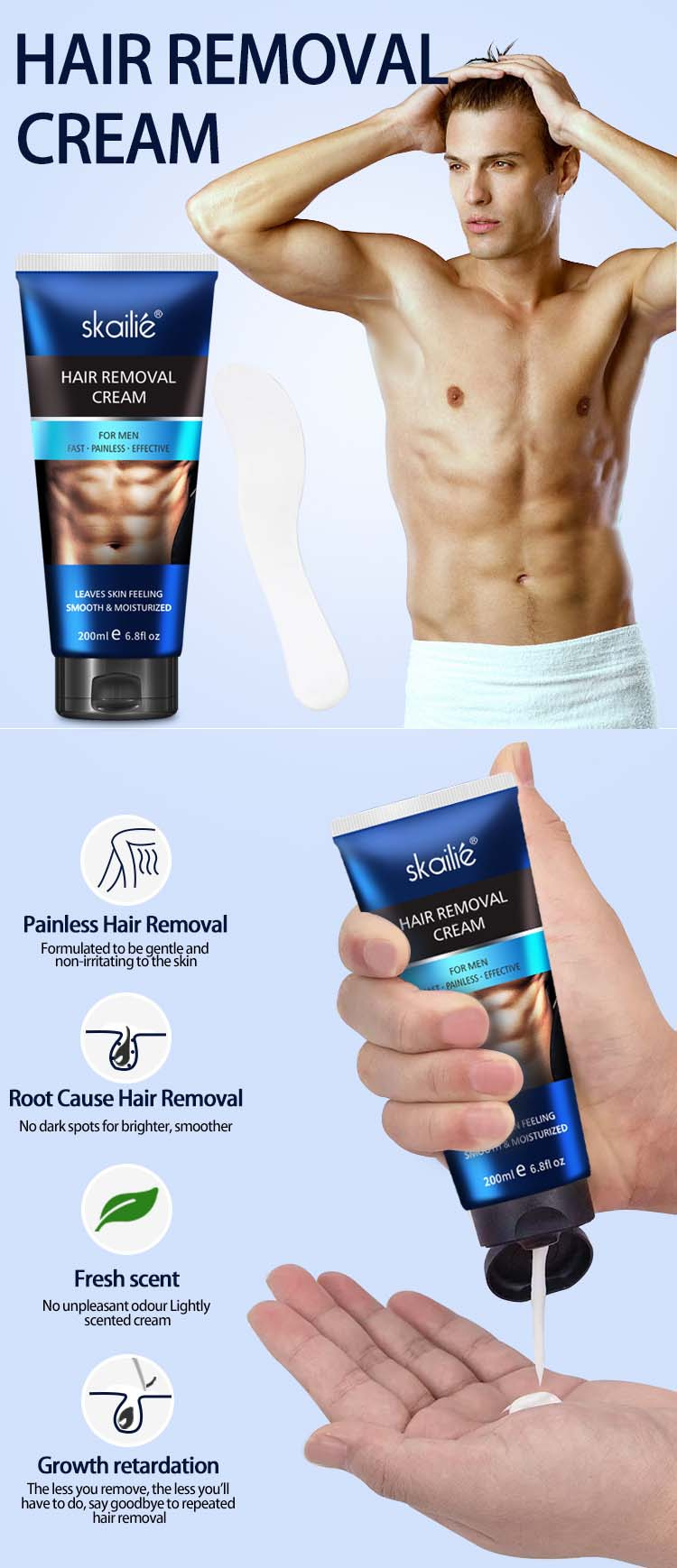 Creme Depilatório Masculino