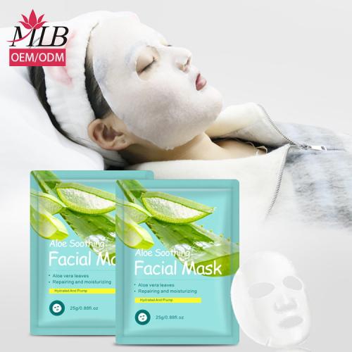Máscara facial natural de colágeno de aloe vera
